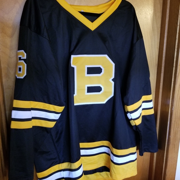 Glen Featherstone Autographed Boston Bruins Style Jersey - Picture 5 of 5